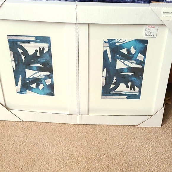 Set of 2 abstract pictures